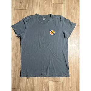 Bonobos Slim Fit Gray Cotton T-Shirt Large Planet Graphic Peru L